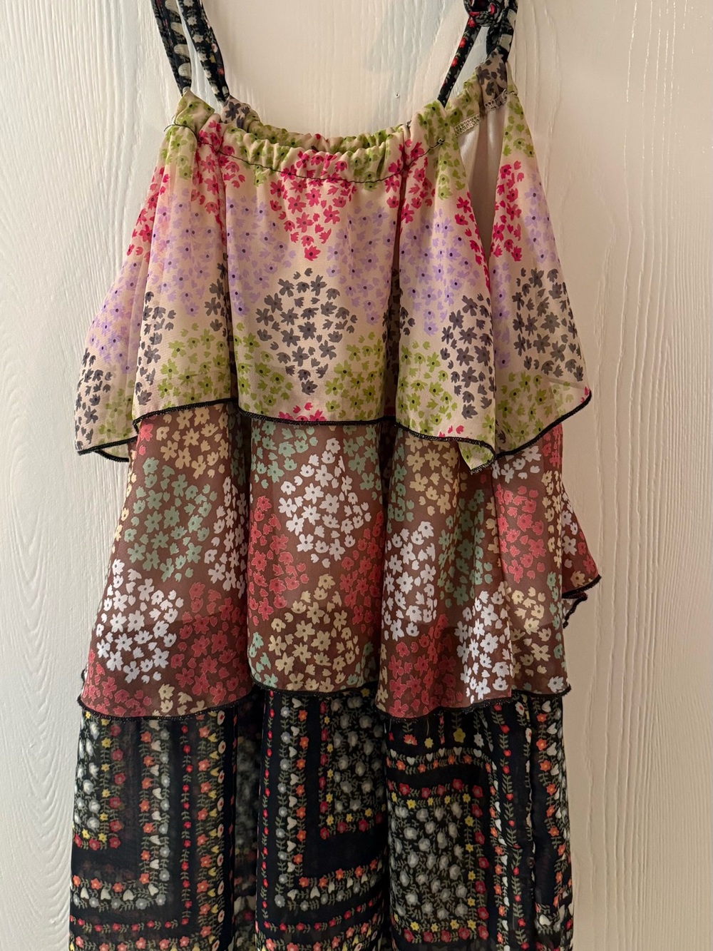 Women’s Floral Tiered Skirt — Multicolor
